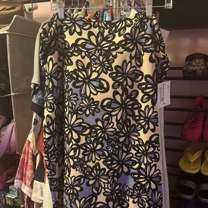 Floral Black and White skirt
